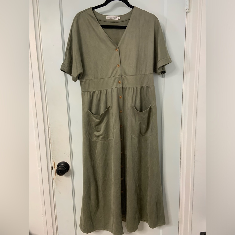 Green Ivy City co dress